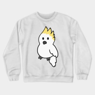 Cute White Cockatoo Crewneck Sweatshirt